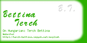 bettina terch business card